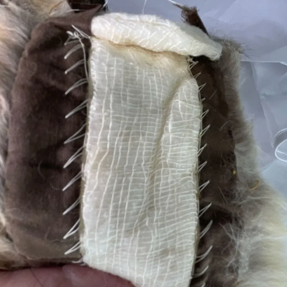 Vintage Coyote fur mitten top or coat cuffs - Picture 7 of 11